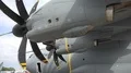 Airbus A400M military transport propeller airplane close up engines 4k or 4k+ Resolution