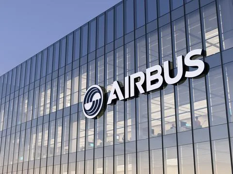 Airbus Ilustração Stock