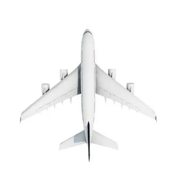 Airbus isolated on white background Stock Illustration