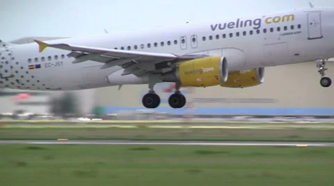 Airbus Landing Stock Footage 7732744