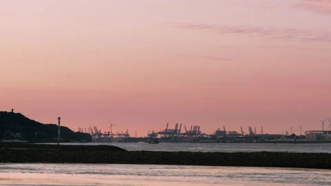 Airbusfacility at Sunrise Stock Footage 137515286