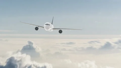 AirbusFront Full Stock Footage 58476333