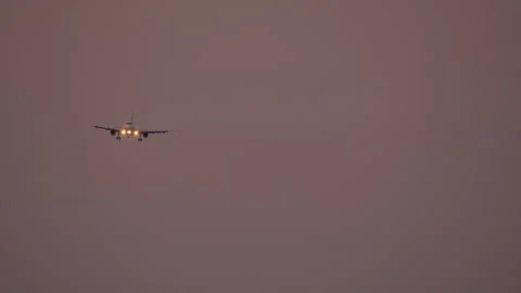 Aircraft banking for descent Stock Footage 270071012