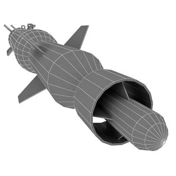 Aircraft Bomb GBU-10 PAVEWAY I with BLU-109 warhead ~ 3D Model #91485102