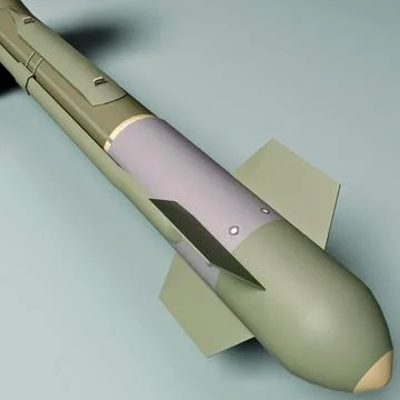 3D Model: Aircraft Bomb GBU-15 with BLU-109 warhead #91537201