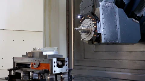 Aircraft building. High-tech robotic manufacturing. Stock Footage 62807240