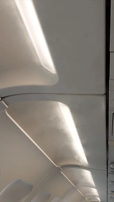 Aircraft Cabin Ventilation Video stock 300584269
