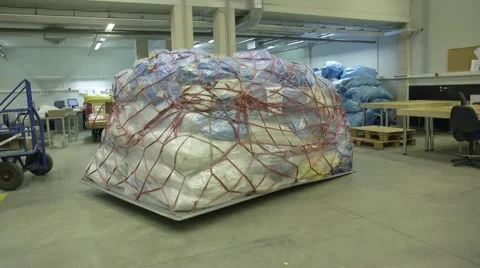 Aircraft cargo pack Stock Footage 60127114