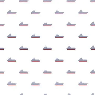 Aircraft carrier vessels repeating pattern seamless background 스톡 일러스트