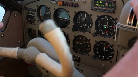 Aircraft Controls Video stock 42208717