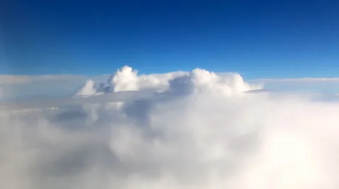 Aircraft is crossing clouds Vídeo Stock 40068462