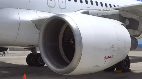 Aircraft engine Stock Footage 62530134