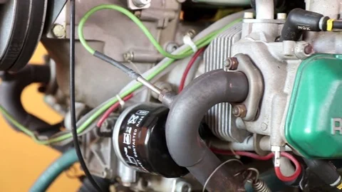 Aircraft engine Stock Footage 69770711
