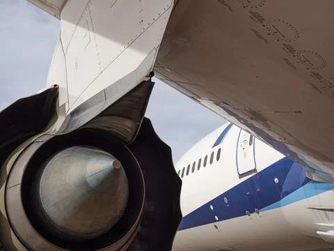 Aircraft engine Stock Photos
