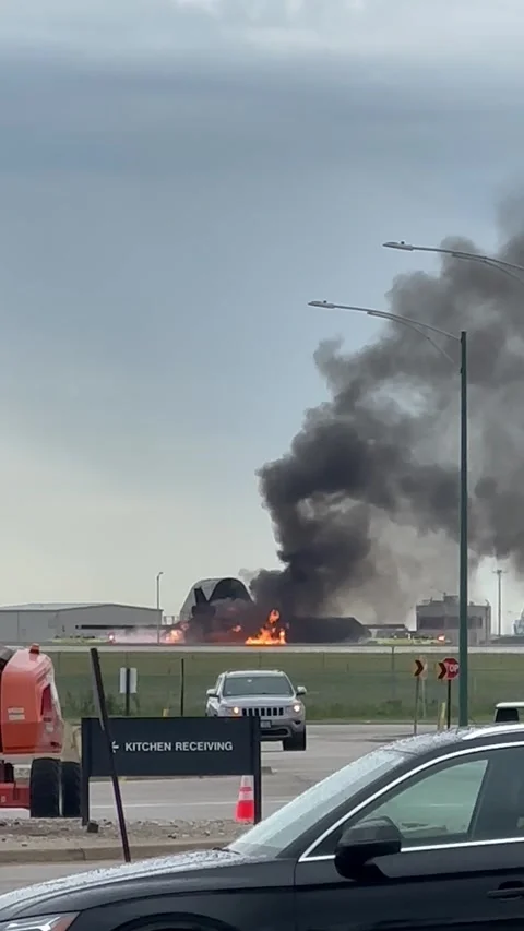 Aircraft Fire Drill Stock Footage 340216719