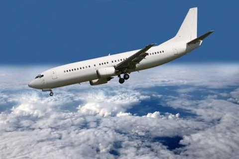 Aircraft in flight Stock Photos