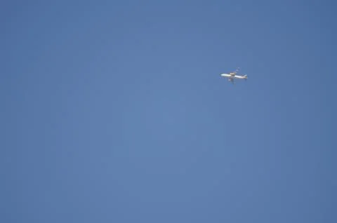 Aircraft in flight. Stock Photos