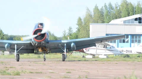 Aircraft Stock Footage 24498674