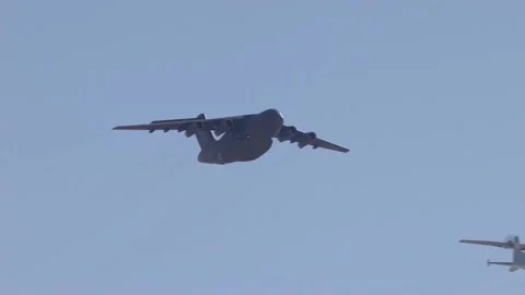 Aircraft formation parade Stock Footage 234495864