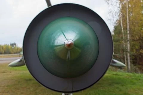 Aircraft front. Stock Photos