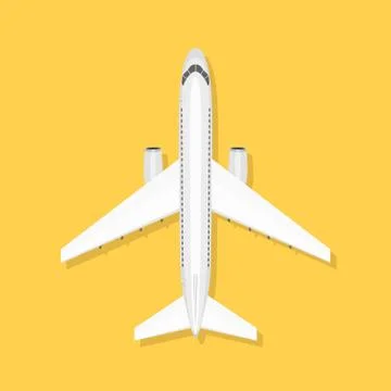Aircraft is on the ground Stock Illustration
