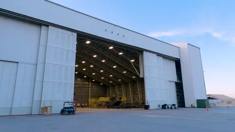 AIRCRAFT HANGAR Stock Footage 150691443