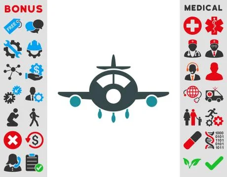 Aircraft Icon Stock Illustration