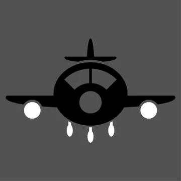 Aircraft Icon Stock Illustration