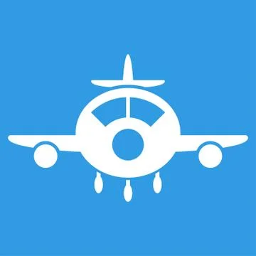 Aircraft Icon Stock Illustration