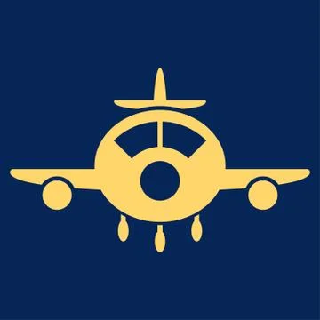 Aircraft Icon Illustrazione stock