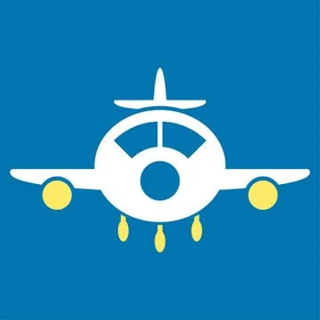 Aircraft Icon Stock Illustration