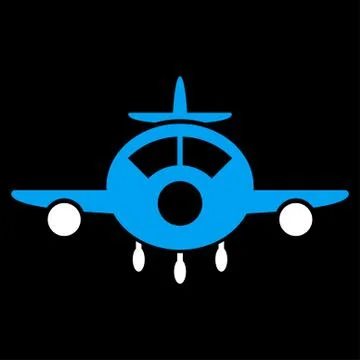 Aircraft Icon 스톡 일러스트