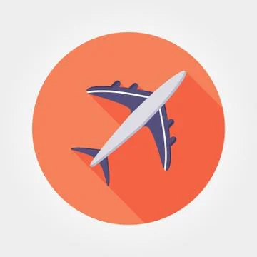 Aircraft icon. Vector Illustrazione stock