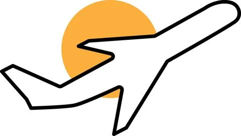 Aircraft icon vector set. Plane illustration sign collection. Airplane symbol. Stock Illustration