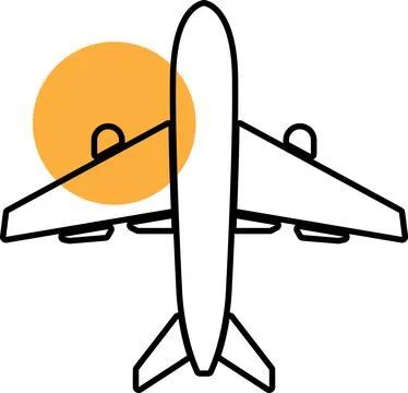 Aircraft icon vector set. Plane illustration sign collection. Airplane symbol. Stock Illustration