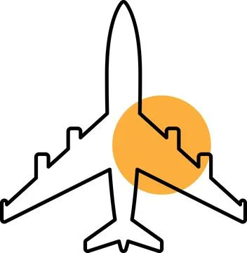 Aircraft icon vector set. Plane illustration sign collection. Airplane symbol. Stock Illustration