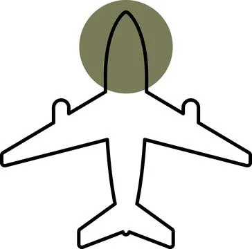 Aircraft icon vector set. Plane illustration sign collection. Airplane symbol. Stock Illustration