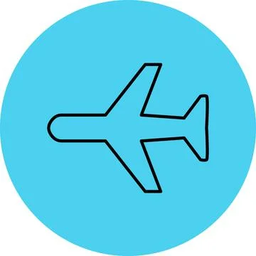 Aircraft icon vector set. Plane illustration sign collection. Airplane symbol. Stock Illustration