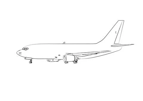 Aircraft Illustrazione stock