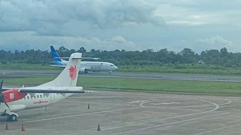 Aircraft from Indonesia Stock Footage 324608901