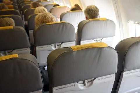 Aircraft interior Stock Photos