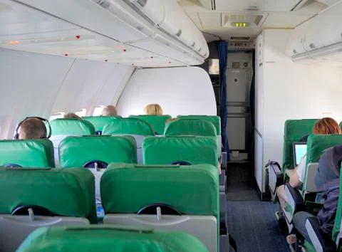 Aircraft interior Stock Photos