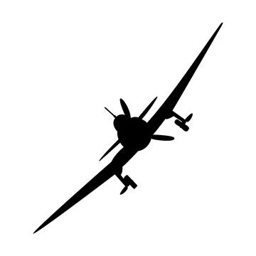Aircraft isolated Stock Illustration