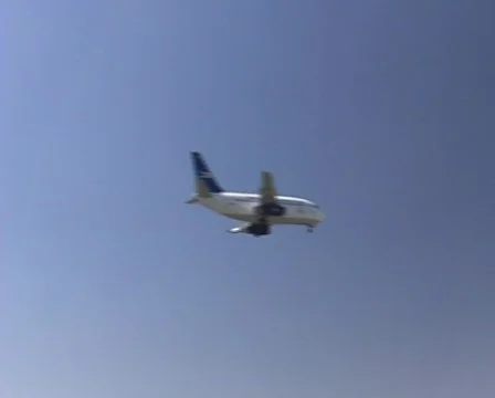 Aircraft landing Stock Footage 109359
