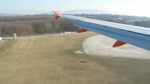 Aircraft landing Stock Footage 10735774