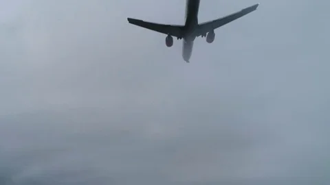 Aircraft landing. Stock-Footage 80086108