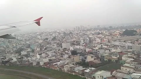 The aircraft is landing Stock Footage 147897773