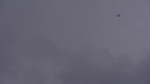 Aircraft Lending Stock Footage 36634485