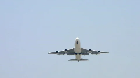 Aircraft low take off Stock Footage 705319