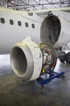 Aircraft maintenance Stock Photos
